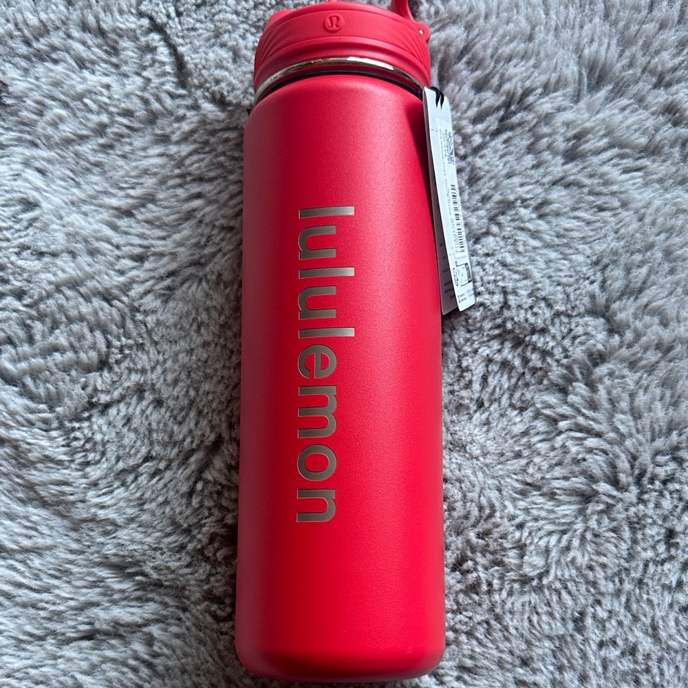 Lululemon Athletica Red Water Bottle